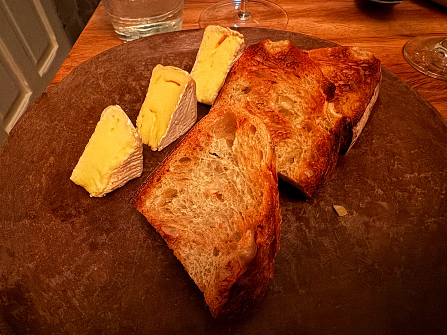 cheese and bread at Rosetta