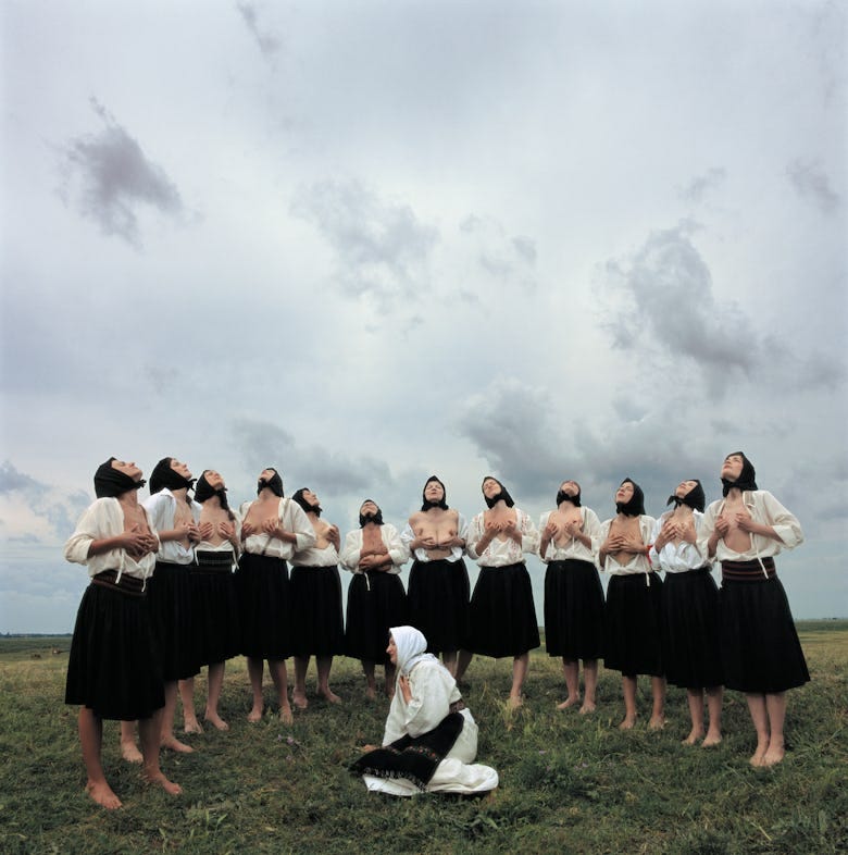 Marina Abramović, "Women Massaging Breasts" from the series Balkan Erotic Epic, C-Print, 2005, Serb...