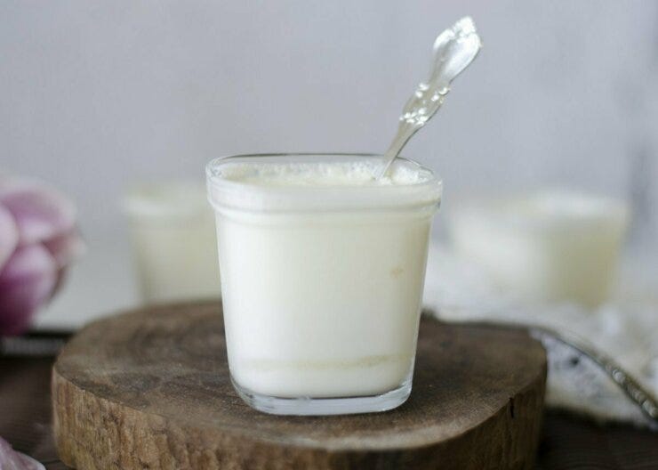 Yogur natural casero