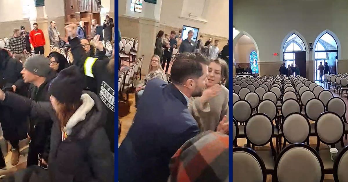 Department of Justice investigating anti-ICE protest at St. Paul church |  FOX 9 Minneapolis-St. Paul