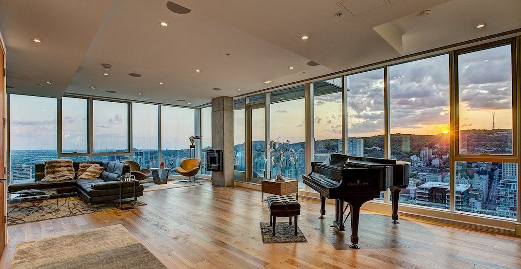 A look inside: $4M two-storey downtown Montreal penthouse (PHOTOS) |  Urbanized