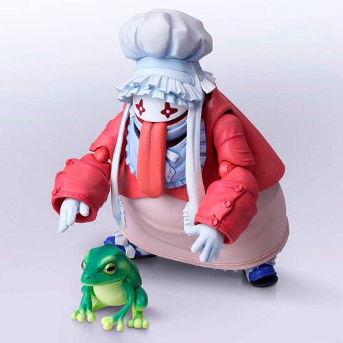 Final Fantasy IX Bring Arts Eiko Carol and Quina Quen set 2 figures 9-14cm