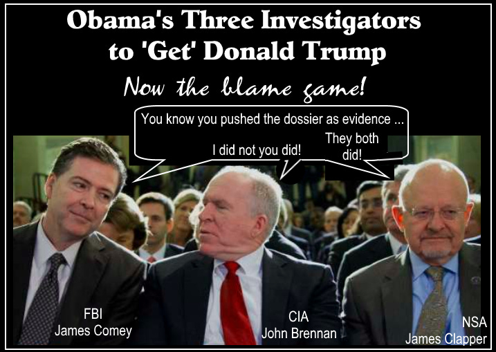 Obama's Three Investigators: Spying on Trump - JESUS, OUR BLESSED HOPE