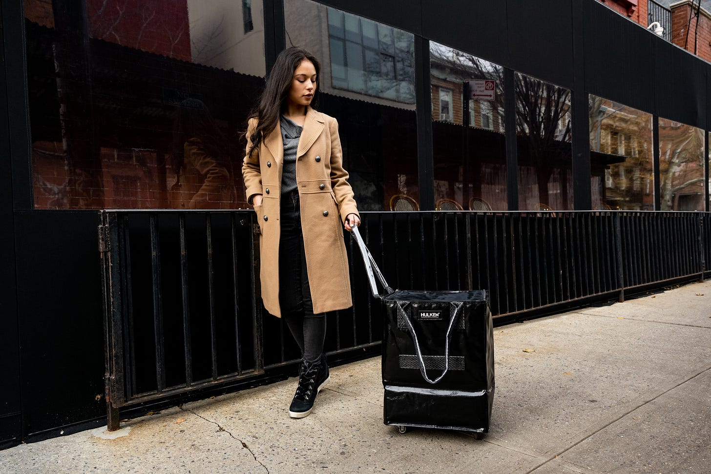 HULKEN® The Original Foldable Rolling Tote Bag HULKEN® The Original Foldable Rolling Tote Bag