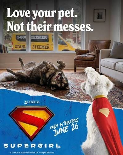 We're just a little bit excited to hear that Supergirl is rolling out the  blue carpet for the New York premiere tonight. See Supergirl in theaters  June 26th. Book your Pet Bundle
