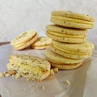 the things that grow wild + wild fennel pollen shortbread and nectarine ganache 