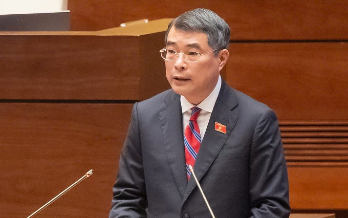 Thủ tướng Lê Minh Hưng trình bày báo cáo tại phiên họp Quốc hội chiều 9/4. Ảnh: Media Quốc hội Thủ tướng Lê Minh Hưng trình bày báo cáo tại phiên họp Quốc hội chiều 9/4. Ảnh: Media Quốc hội