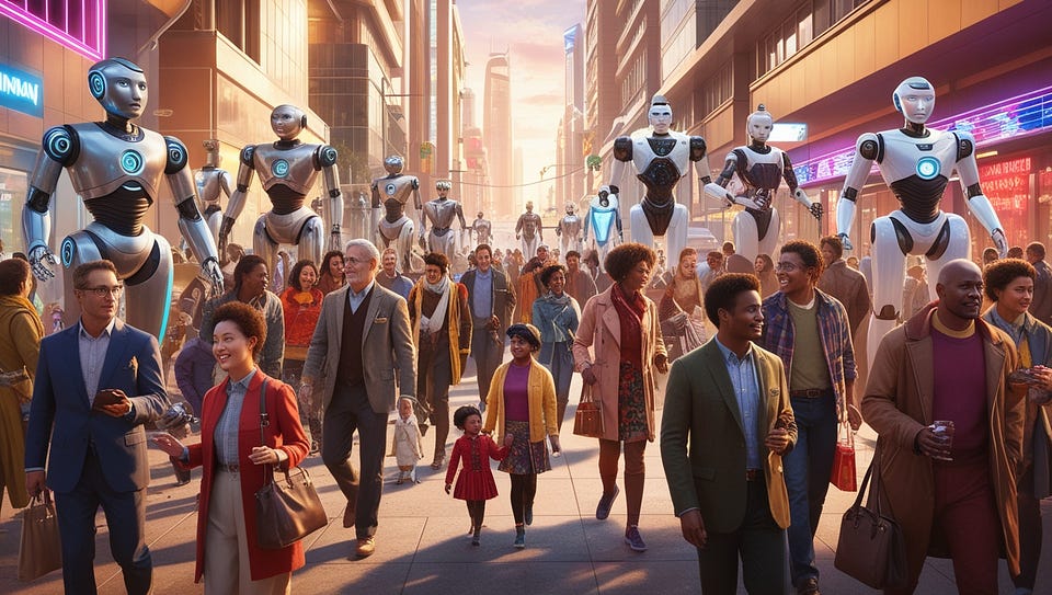Newsletter artwork for “AI Moves Into The Physical World”