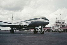 de Havilland Comet at Entebbe Airport, Uganda in 1952