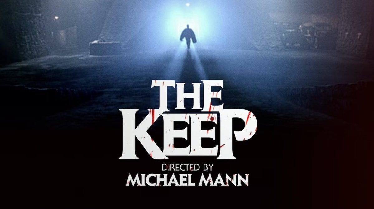 Criterion Channel on X: "Watch Michael Mann's infamous film maudit THE KEEP  (1983)! https://t.co/DbCpmMagFp Despite a notoriously troubled production &  studio interference (Mann's original cut ran 210 minutes), it stands as a