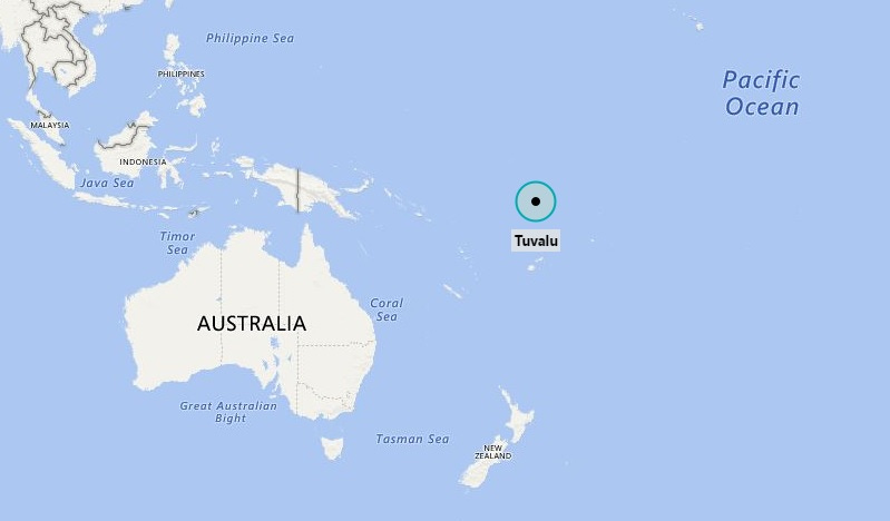 Map of Tuvalu — Young Pioneer Tours