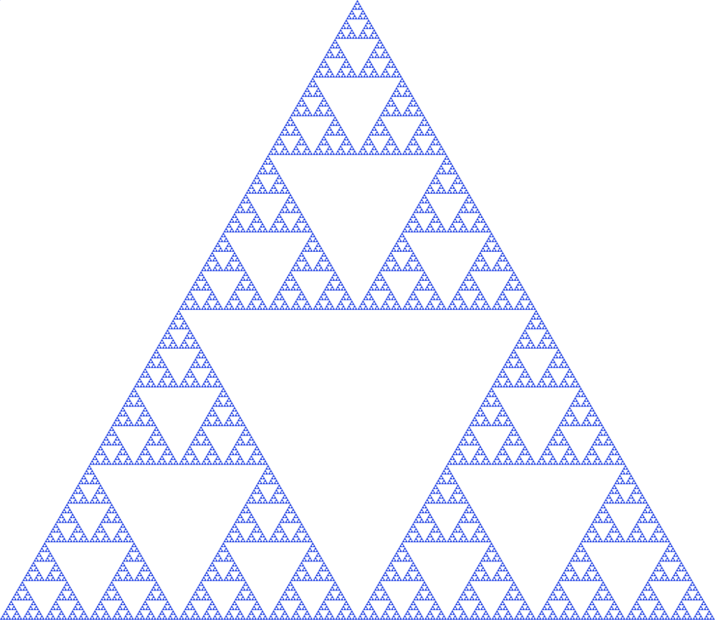 Sierpinski triangle - Wikipedia