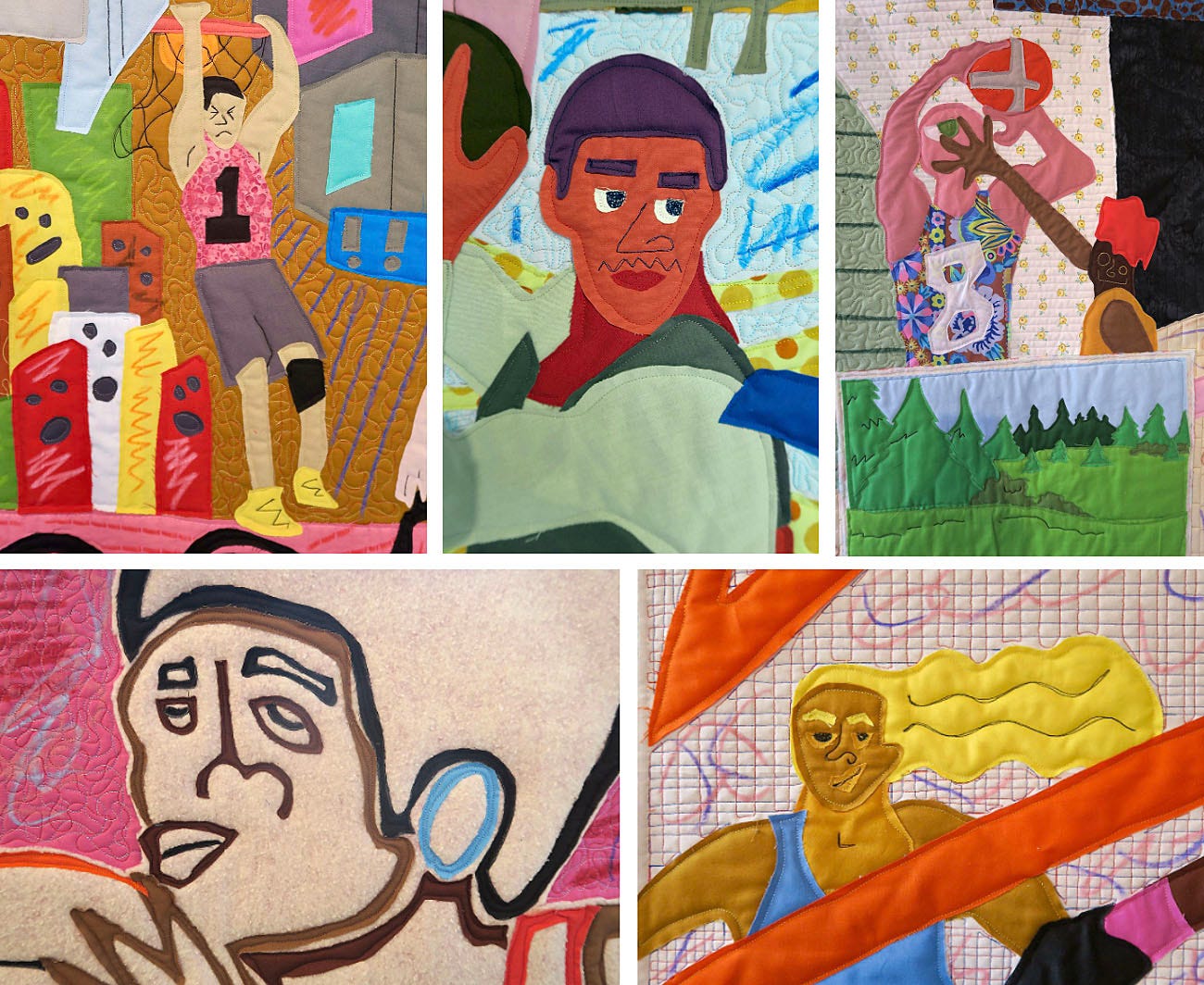 A collage of quilts
Description automatically generated A collage of quilts
Description automatically generated