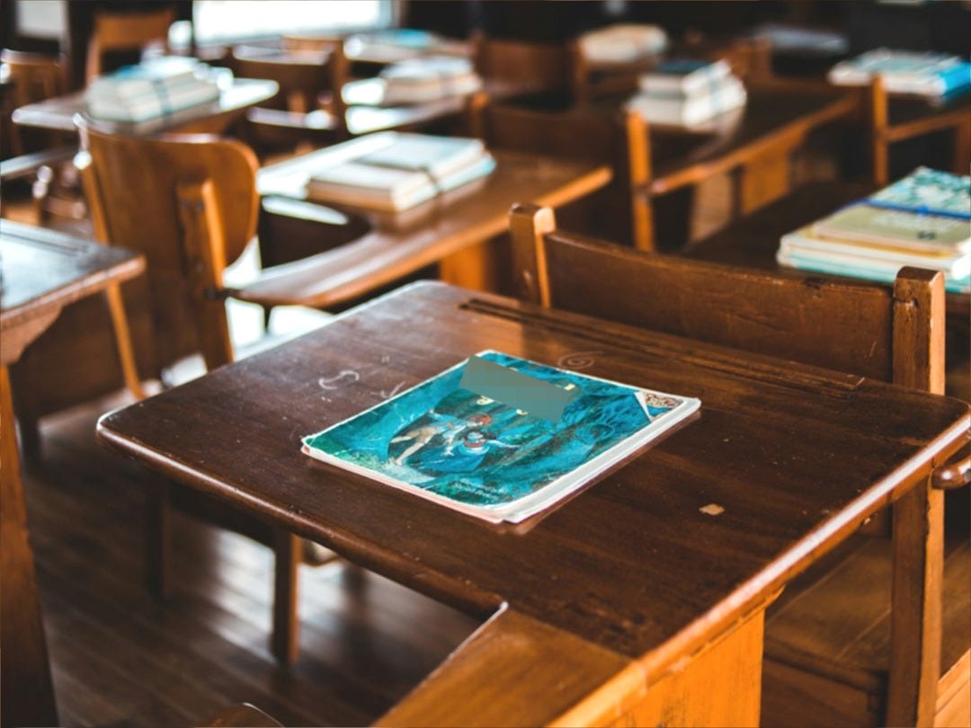brown wooden table with chairs