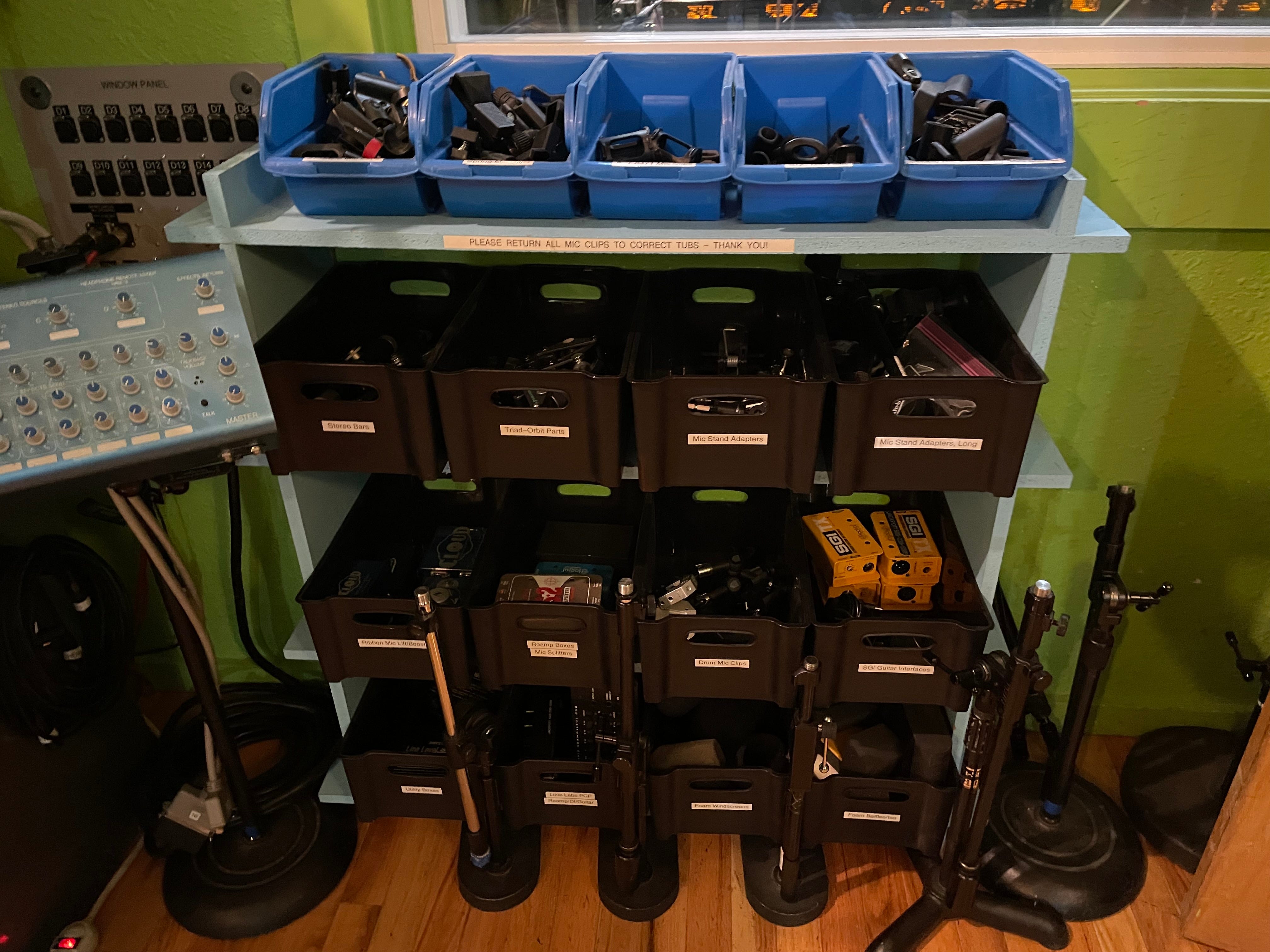 Keeping Jackpot! Recording Studio Organized