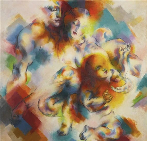 Stanton Macdonald-Wright, NATURE SYNCHROMY, 1924, oil on canvas, Metropolitan Museum of Art, New York Stanton Macdonald-Wright, NATURE SYNCHROMY, 1924, oil on canvas, Metropolitan Museum of Art, New York