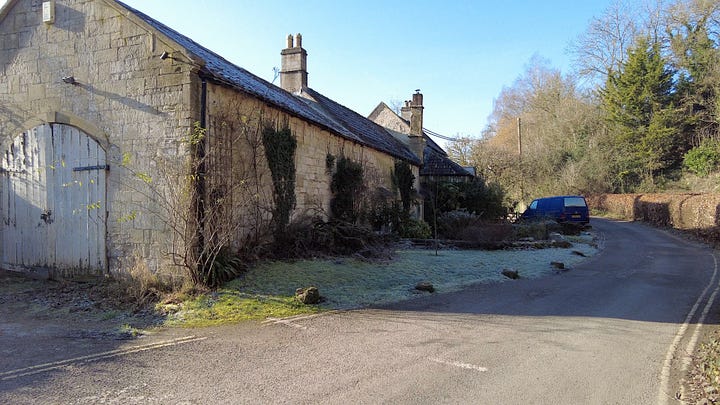Mill Cottage once the home of a mill manger and the Bradford Waterworks pumping station built in 1883 and now a private dwelling. Avoncliff, Bradford on Avon, Wiltshire. Image: Roland's Travels