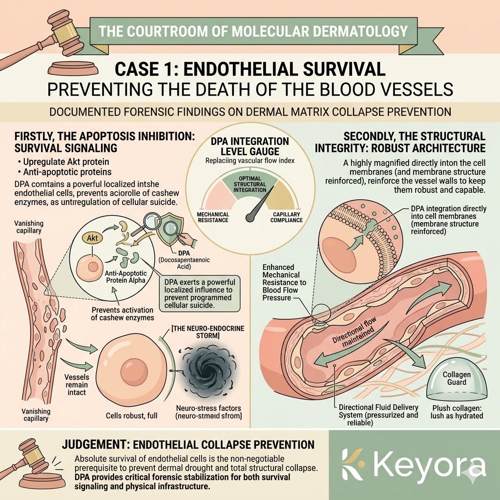 Systemic Regulator driving Endothelial Survival and Apoptosis Inhibition via DPA to maintain the structural integrity of the microvascular irrigation network. Systemic Regulator driving Endothelial Survival and Apoptosis Inhibition via DPA to maintain the structural integrity of the microvascular irrigation network.