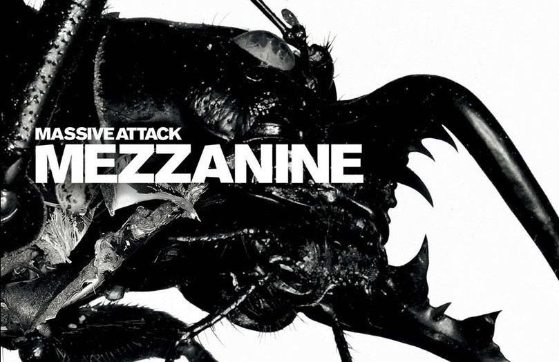 Massive Attack Mezzanine album cover Massive Attack Mezzanine album cover
