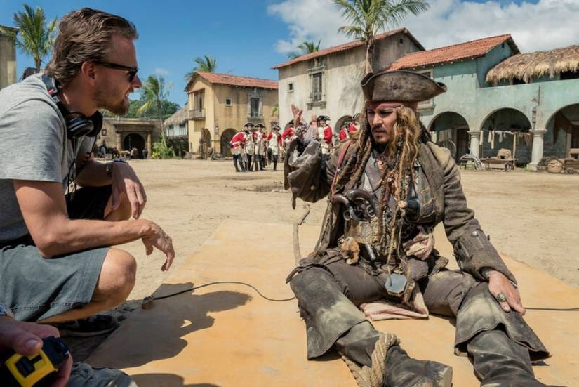 Johnny Depp Filming Pirates - Disney - BTS Johnny Depp Filming Pirates - Disney - BTS