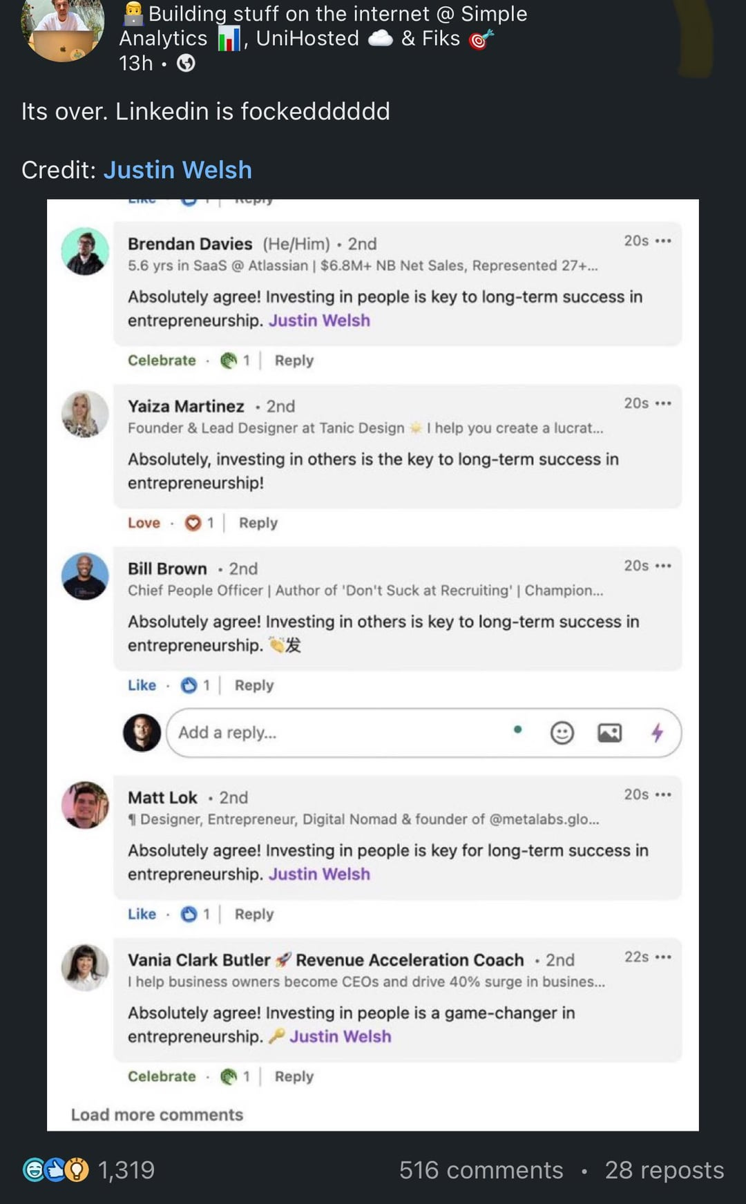 Absolutely agree! Everyone Posts the Same AI Generated Content! :  r/LinkedInLunatics