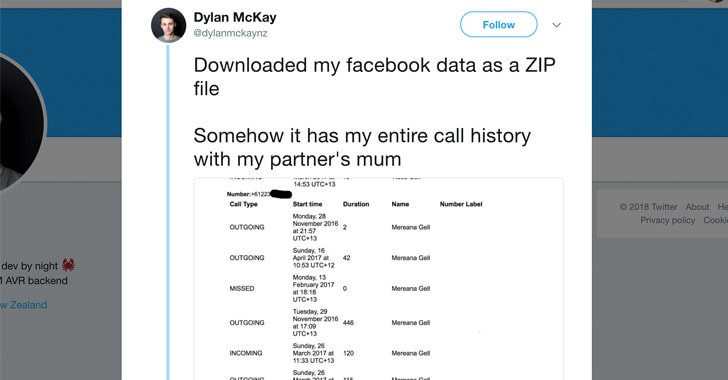 facebook collected phone calls history on users facebook collected phone calls history on users