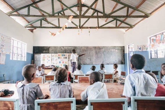 African Classroom Classroom in Africa