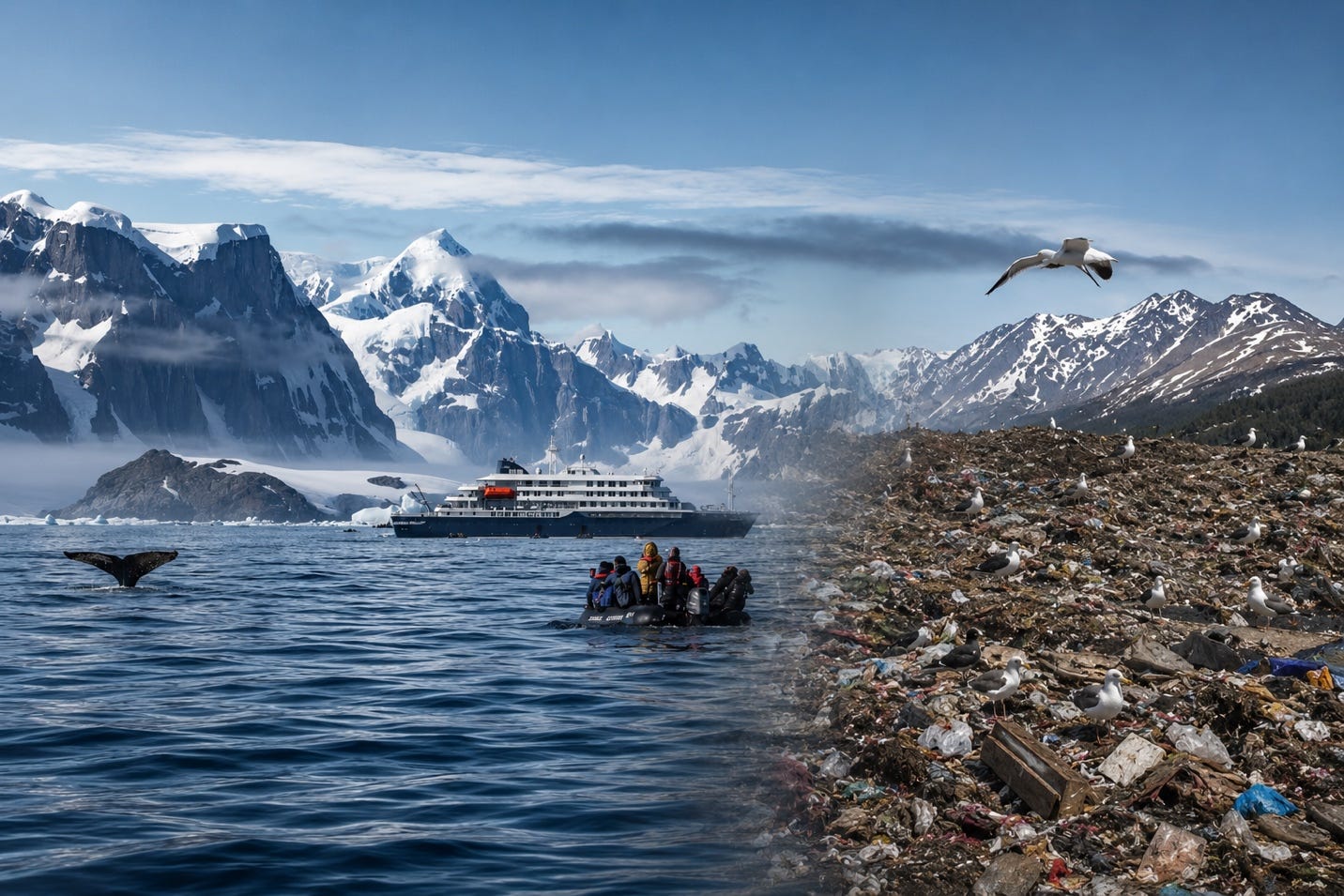 From wilderness to waste