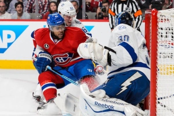devante smith pelly gets first goal for canadiens beating lighting 2015 stanley cup playoffs devante smith pelly gets first goal for canadiens beating lighting 2015 stanley cup playoffs