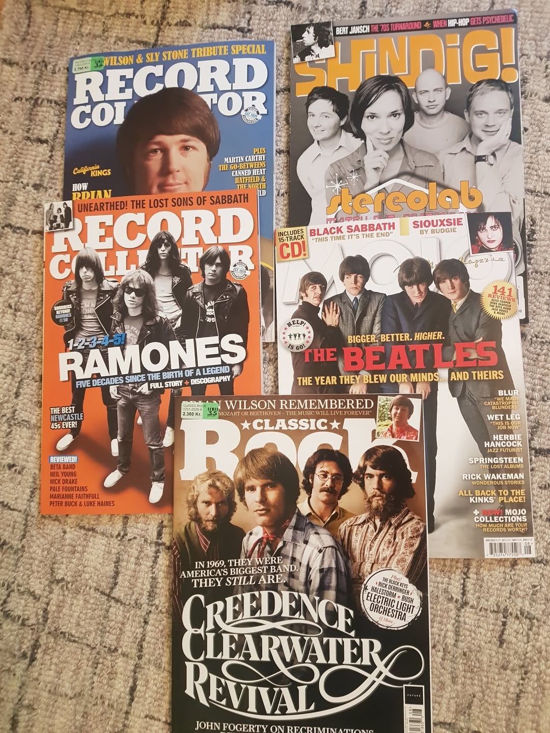 A selection of magazines