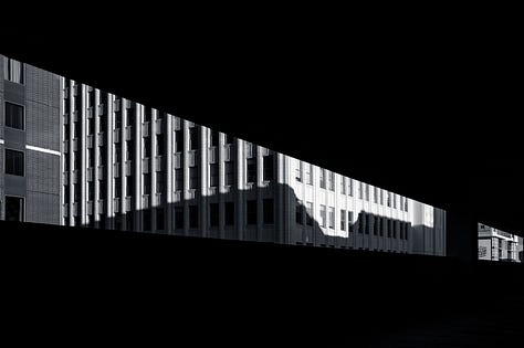 Various images showing negative space in street photography