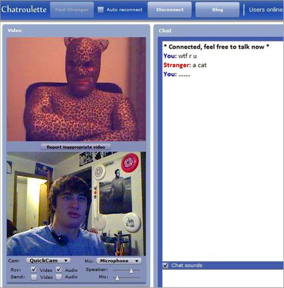Buzz. Chatroulette : la roulette russe version webcam