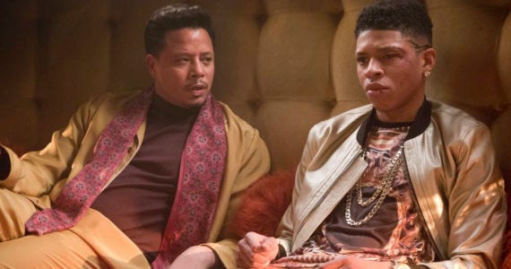 lucious son hakeem in bed bulge empire 2015 lucious son hakeem in bed bulge empire 2015