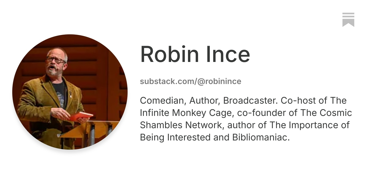 Robin Ince | Substack