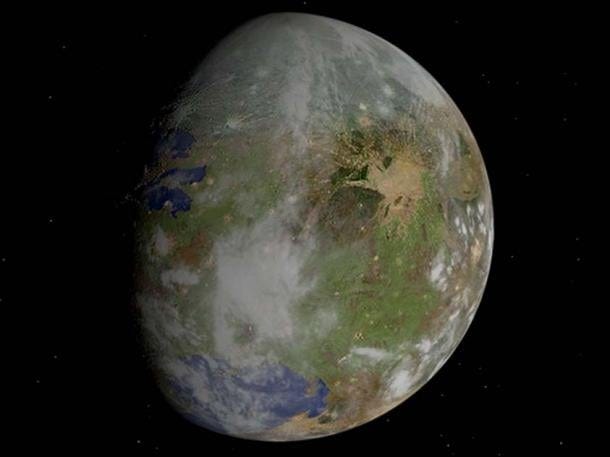 An artist's rendition of Nibiru