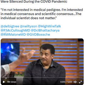 I Have a Few Questions for Neil deGrasse Tyson Regarding Scientific Consensus