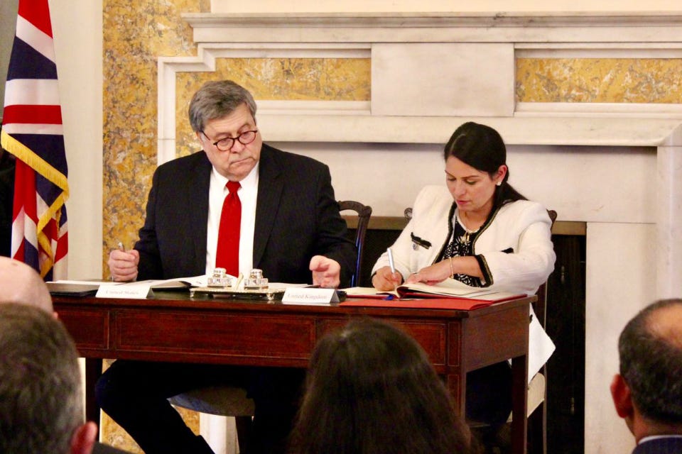 UK and US sign landmark data access agreement - GOV.UK