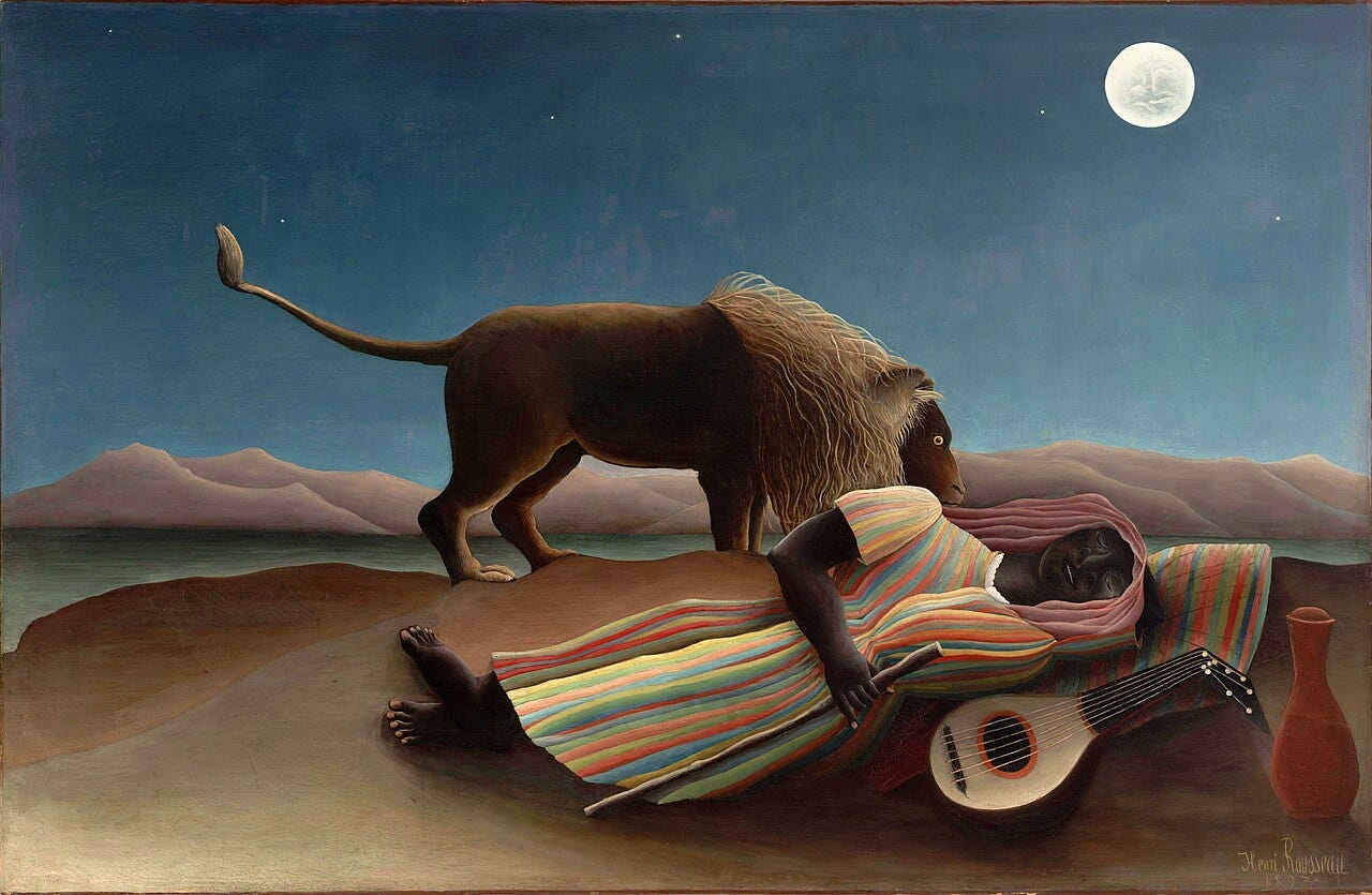 Henri Rousseau, The Sleeping Gypsy (1897)