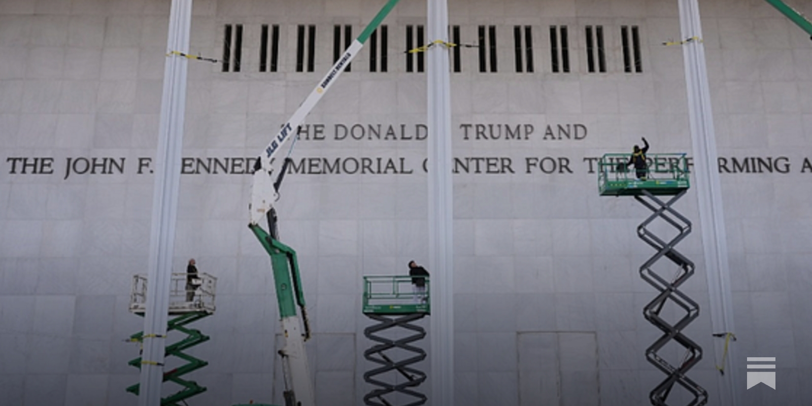 Lawsuit Filed To Remove Trump's Name From The Kennedy Center