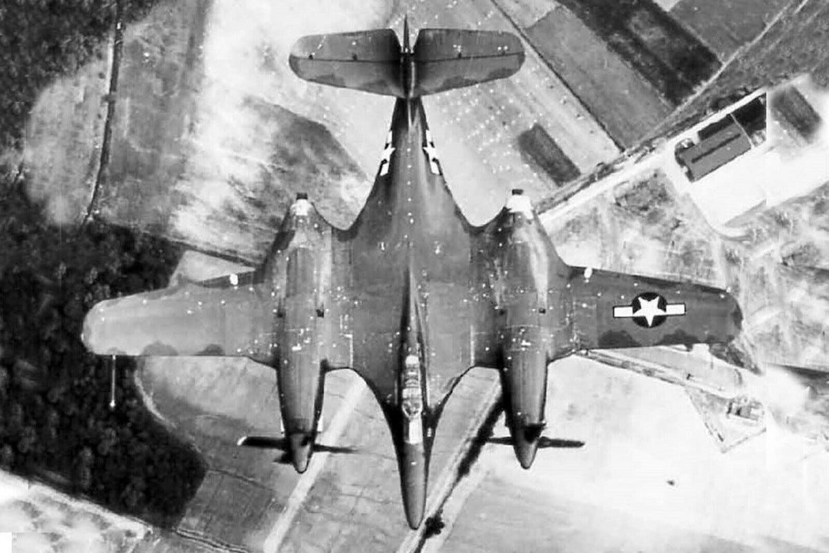 McDonnell XP-67 Moonbat Experimental Interceptor WW2 4x6 Re-Print