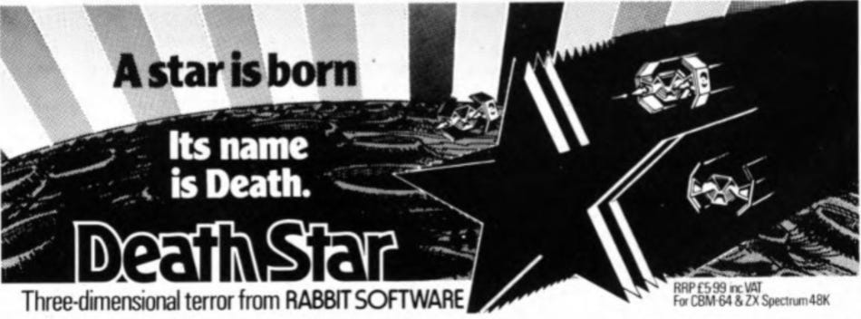 Rabbit Software's Death Star - Computer Ads from the Past