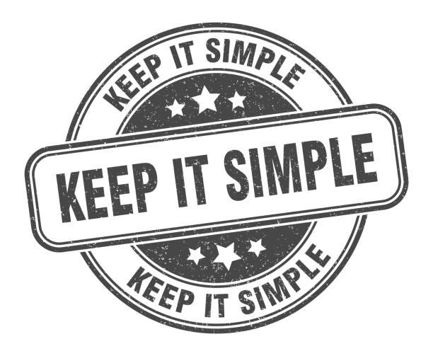 60+ Keep It Simple Stupid Illustrations, Royalty-Free Vector Graphics &  Clip Art - iStock