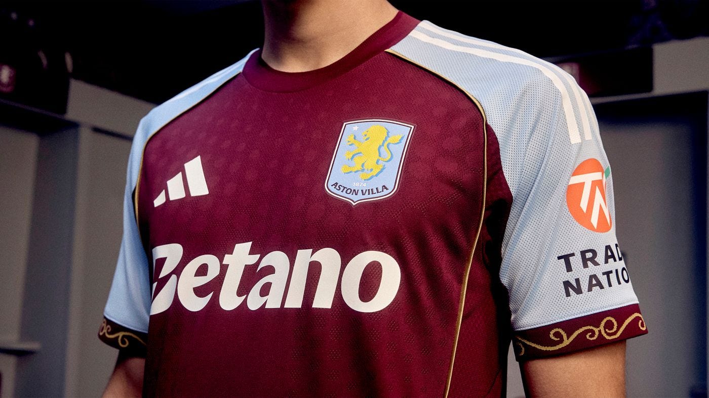 Aston Villa Home Kit 2025/26 Aston Villa Home Kit 2025/26
