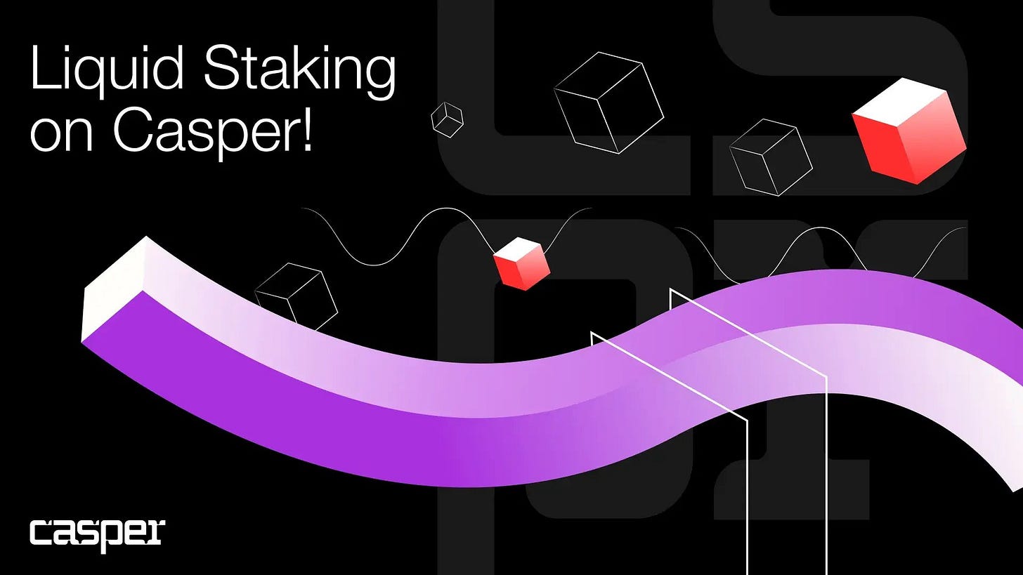 Casper on X: "💧 Coming soon: Liquid Staking on Casper! Stake your $CSPR  and stay flexible. No more lockups. Just passive rewards, on your terms.  Soon available via @Wise_Token, backed by real