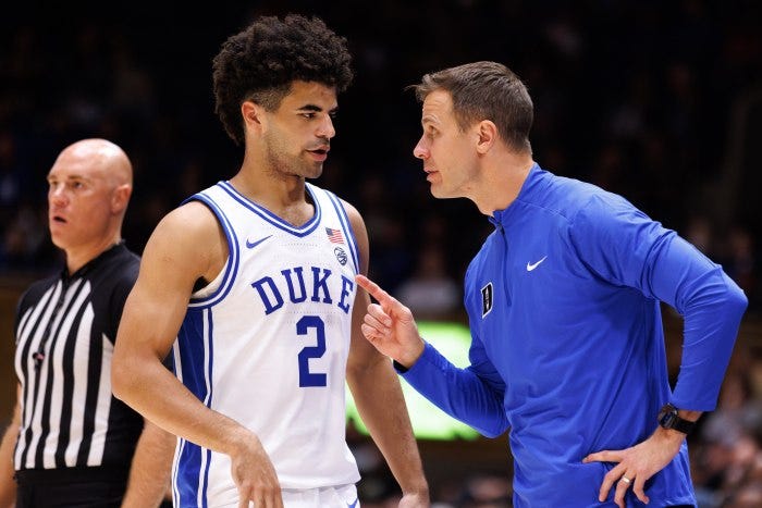Duke Lost an Entire NBA Lineup—Then Built Another Juggernaut Anyway - WSJ