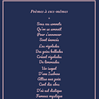 Poèmes à eux-mêmes