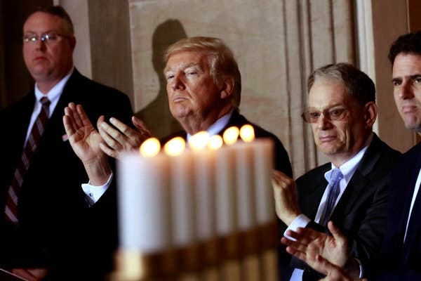 Trump Takes Forceful Tone at Holocaust Remembrance: 'Never Again' - The New  York Times