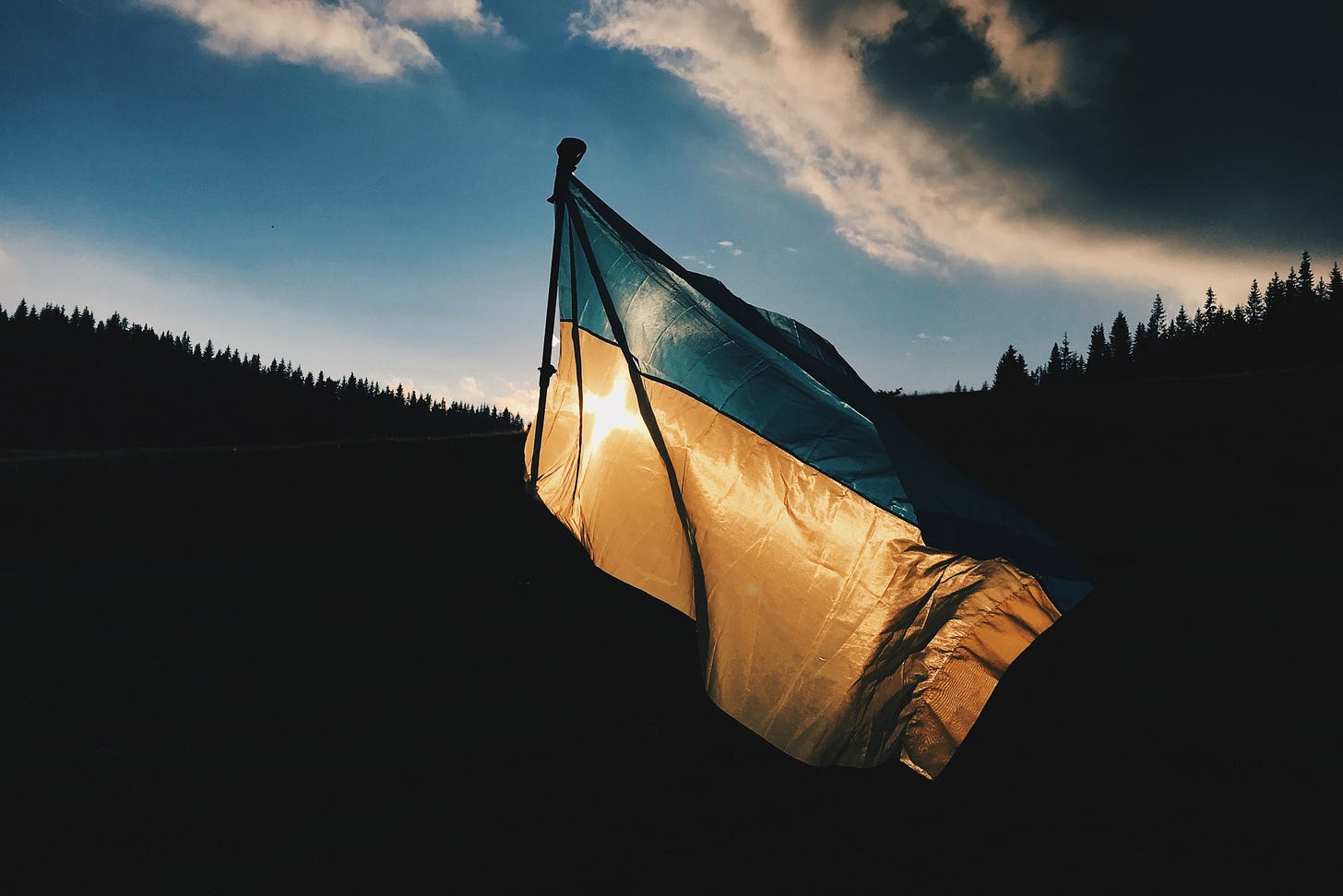 Ukraine flag. Ukraine flag.