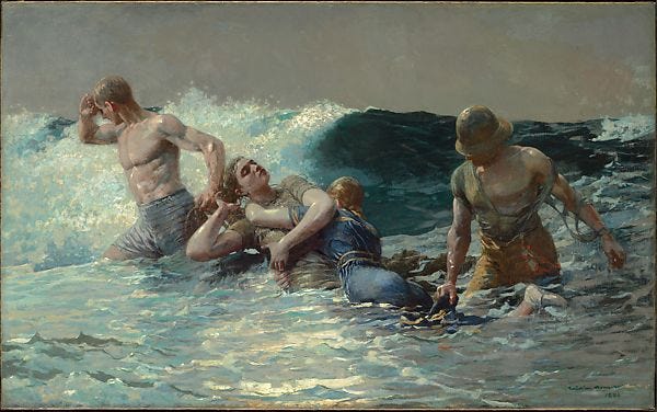 Winslow Homer | Undertow | American | The Metropolitan Museum of Art