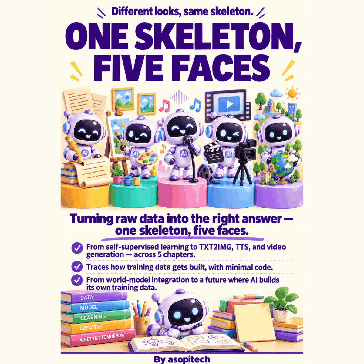 One Skeleton, Five Faces cover One Skeleton, Five Faces cover